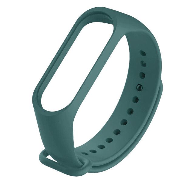 

Силиконовый ремешок для Xiaomi Mi Band 5 Зеленый/Pine green (137201)