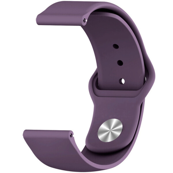

Силиконовый ремешок Sport для Amazfit/Samsung 20 mm Фиолетовый / Grape (141352)