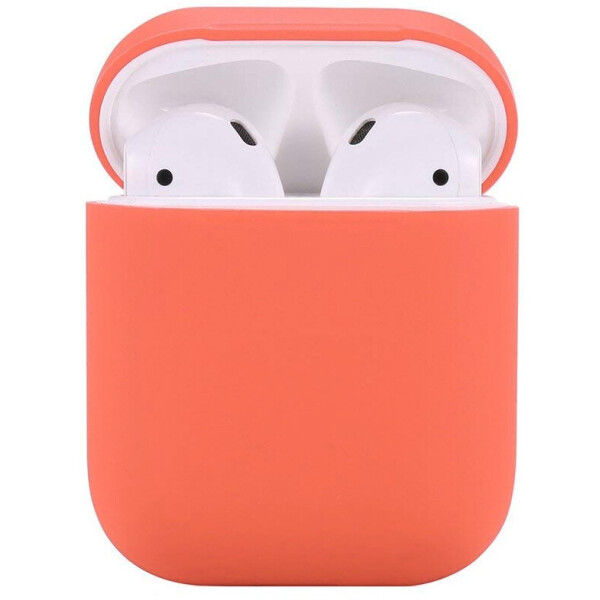 

Силиконовый футляр для наушников Airpods Ultra Slim nectarine (109656)