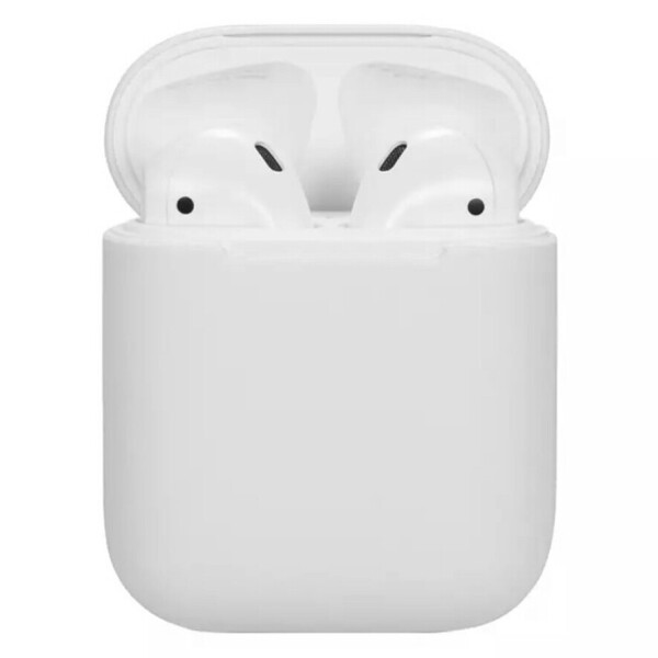 

Силиконовый футляр для наушников Airpods Ultra Slim Белый (115420)