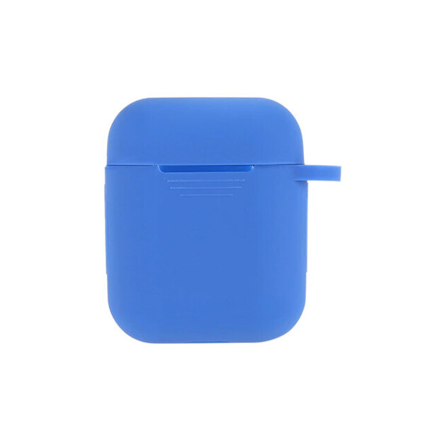 

Силиконовый футляр для наушников Airpods Slim Синий (103852)