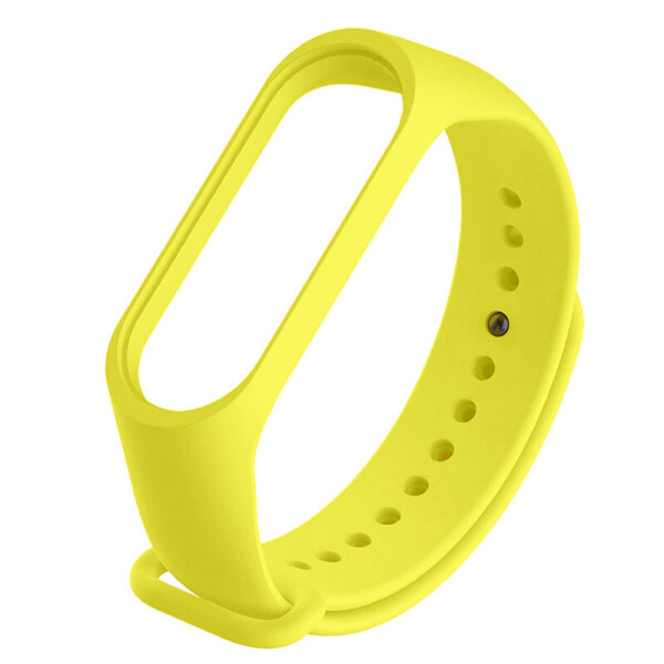 

Силиконовый ремешок для Xiaomi Mi Band 3/4 Желтый / Flash (143544)