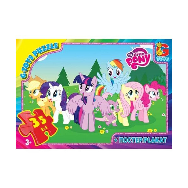 

Пазл G-toys My little Pony 35 элементов -64111