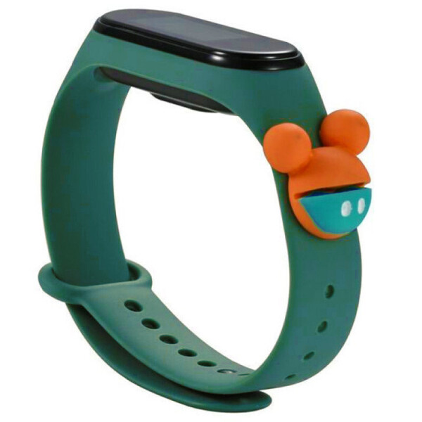 

Силиконовый ремешок Cartoon Face для Xiaomi Mi Band 5 Зеленый/Микки Маус (144240)