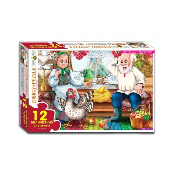 

Пазл Maxi MIC Курочка Ряба 12 элементов