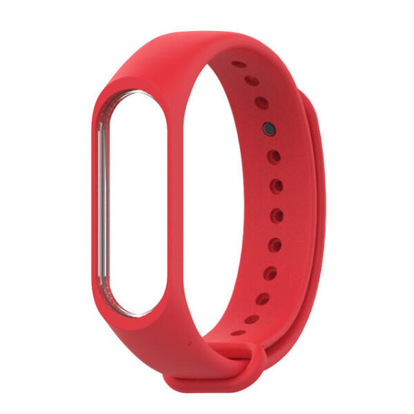 

Силиконовый ремешок для Xiaomi Mi Band 3/4 Красный (83556)