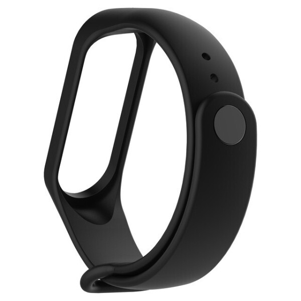 

Силиконовый ремешок для Xiaomi Mi Band 3/4 Черный (83563)