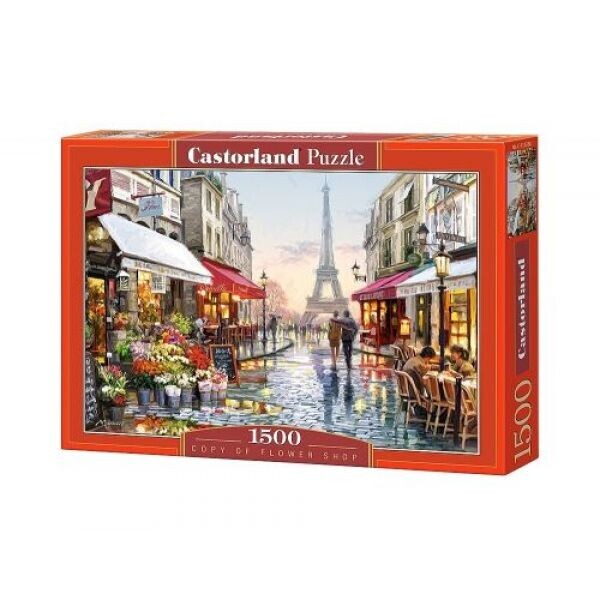 

Пазлы Цветочный магазин в Париже, 1500 элементов