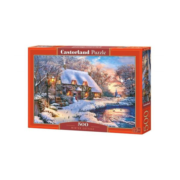 

Пазл Castorland Зимний котедж 500 элементов