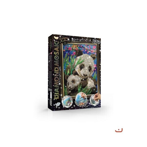 

Алмазная мозайка Danko toys Панды DM-02-10
