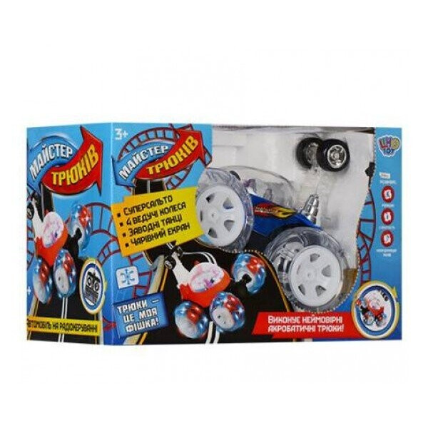 

Акробатическая машина перевертыш Limo Toy синий (9293blue)
