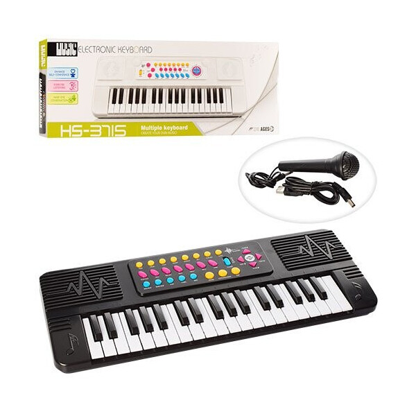 

Игрушечный синтезатор MUSIC, 37 клавиш (HS3715A)