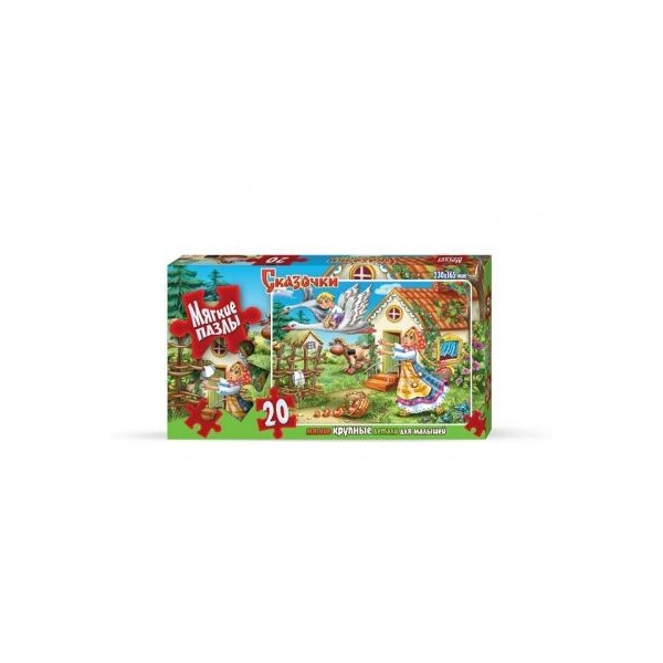 

Пазл мягкий Danko toys Гуси-лебеди 20 элементов