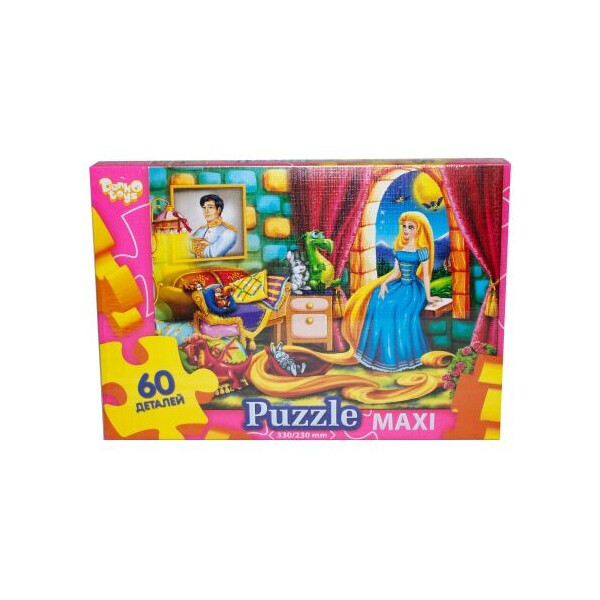 

Пазл Maxi Danko toys Рапунцель 60 элементов