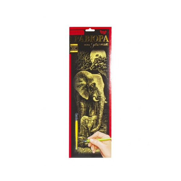 

Гравюра Danko toys Danko toys Golden Metallic: Слон B2 (66388)