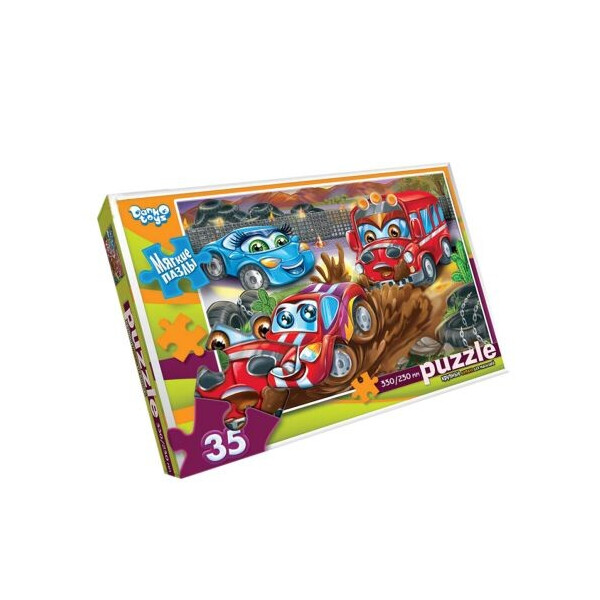 

Пазл мягкий Danko toys Гонки 35 элементов