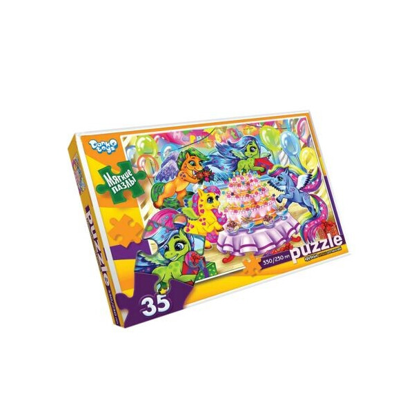 

Пазл мягкий Danko toys Пони на вечеринке 35 элементов