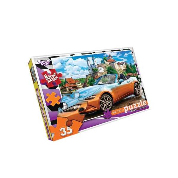 

Пазл мягкий Danko toys Кабриолет 35 элементов