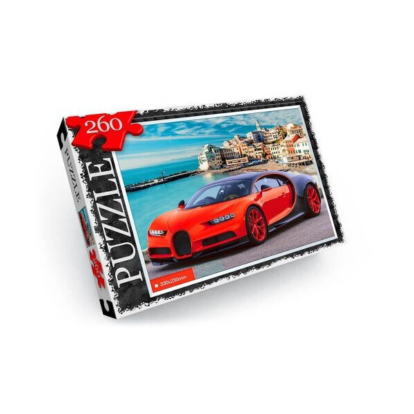 

Пазл Danko toys Красная Бугатти 260 элементов