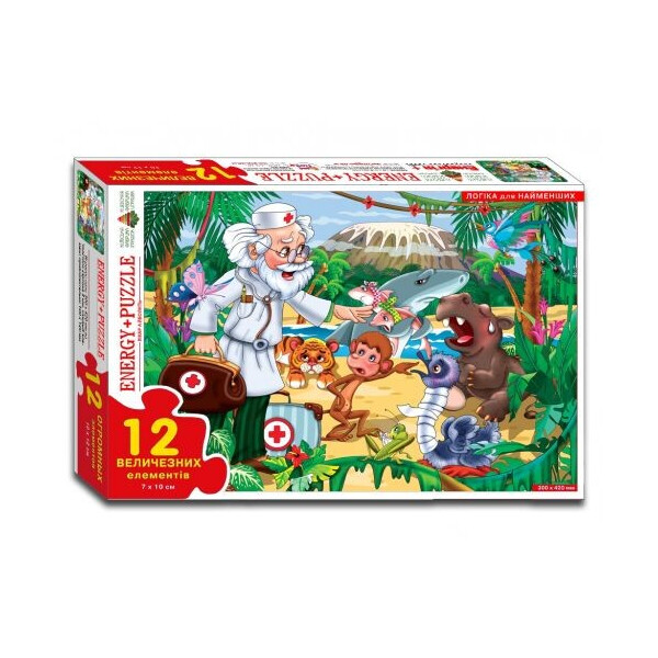 

Пазл Киевская фабрика игрушек Айболит 12 элементов