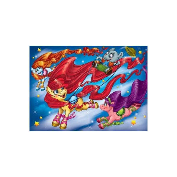 

Пазл мягкий Danko toys Сказочные пони 20 элементов (66848)