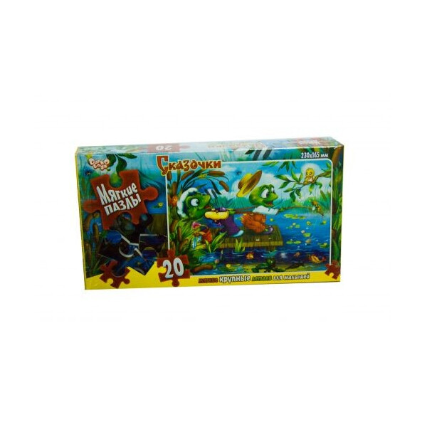 

Пазл мягкий Danko toys Сказочки: жабка 20 элементов