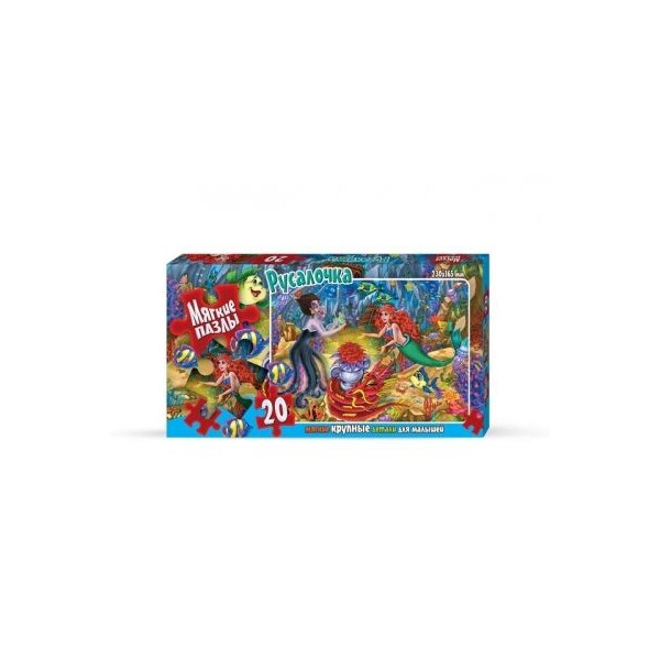 

Пазл мягкий Danko toys Русалочка 20 элементов