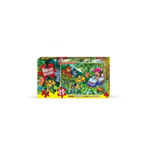 

Пазл мягкий Danko toys Сказочки: соломенный бычок 20 элементов