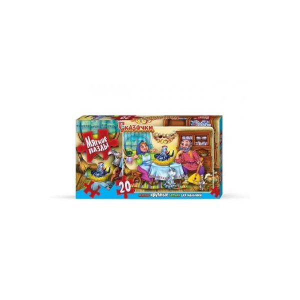 

Пазл мягкий Danko toys Сказочки: курочка Ряба 20 элементов