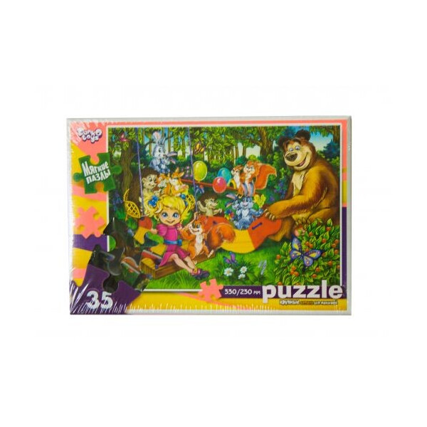 

Пазл мягкий Danko toys Маша и Медведь 2 35 элементов