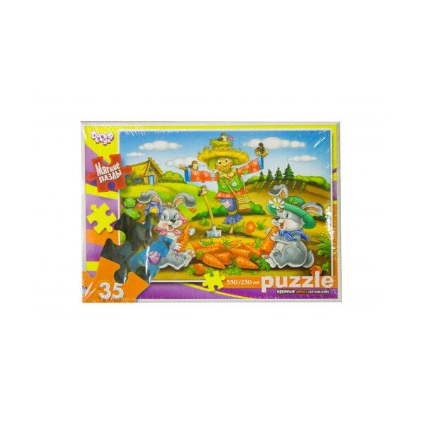 

Пазл мягкий Danko toys Зайчики 35 элементов