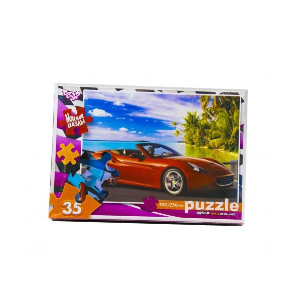 

Пазл мягкий Danko toys Суперкар 35 элементов