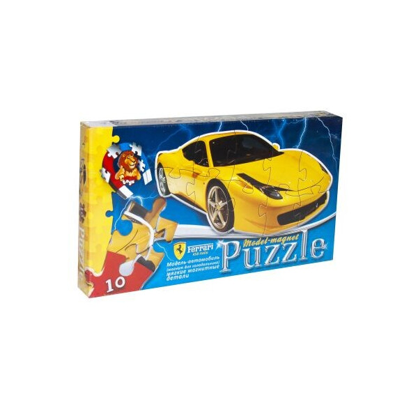 

Пазл мягкий магнитный Danko toys Ferrari 458 italia 10 элементов