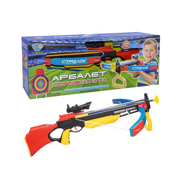 

Игрушка для детской спортивной стрельбы LimoToy ";Арбалет Стрелок";(M0005)