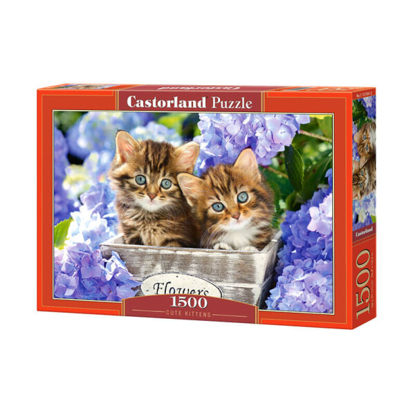 

Пазл Castorland котята в цветах 1500 элементов