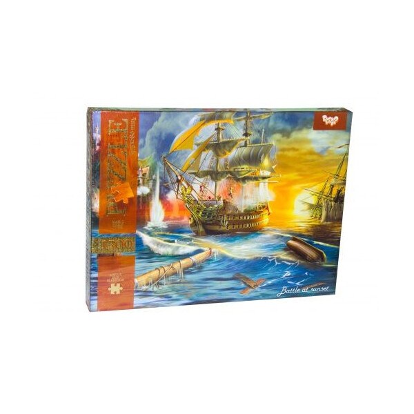 

Пазл Danko toys Корабль на закате солнца 1500 элементов