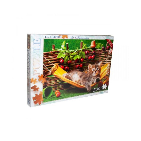 

Пазл Danko toys Котенок в гамака 500 элементов