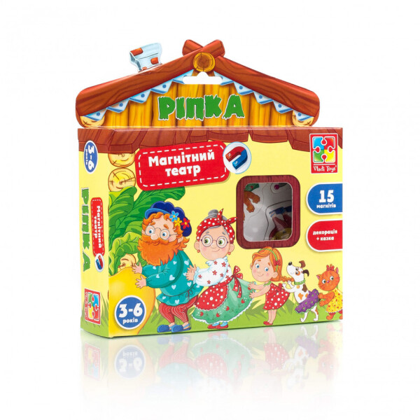 

Игра настольная Vladi Toys Магнитный театр ";Репка"; (укр) (VT3206-24)