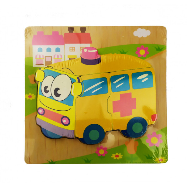 

Деревянная игрушка Пазлы MD 0904 (Скорая помощь)