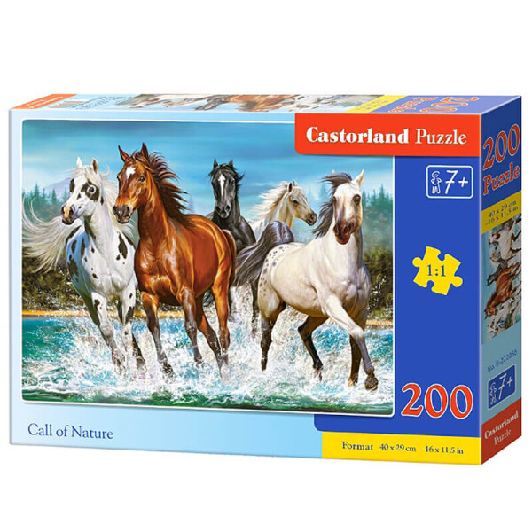 

Пазл Castorland Лошади 200 элементов (73532)
