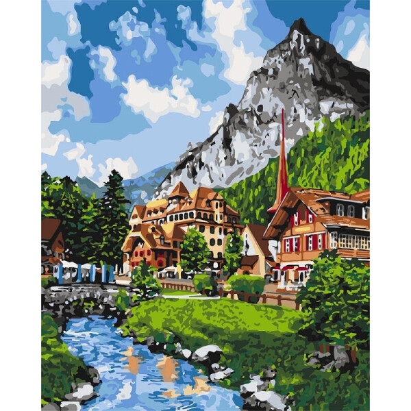 

Картина по номерам. "Незабываемый пейзаж" 40*50см KHO2272