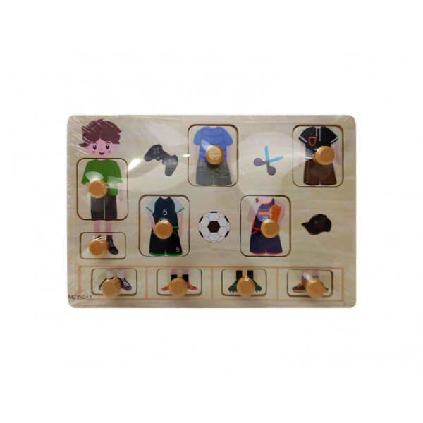 

Деревянная игрушка Рамка-вкладыш MD 2384-01 ( 2384-013 (Мальчик))