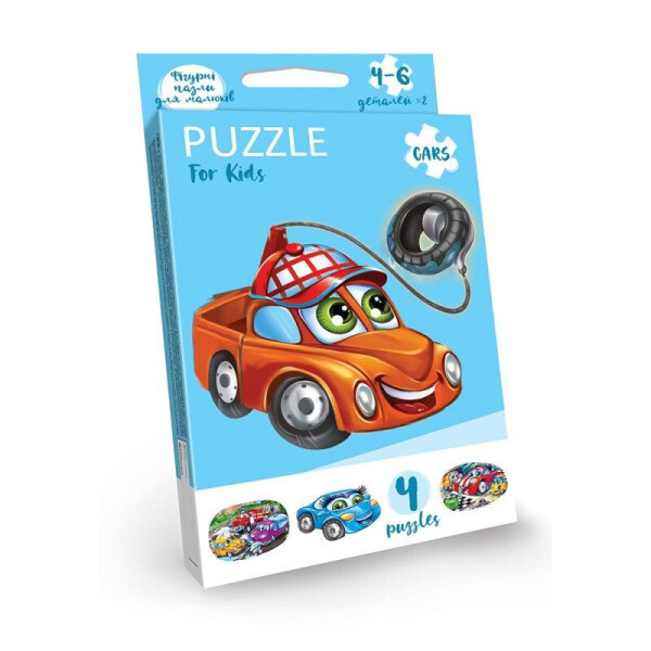 

Развивающие пазлы "; Puzzle For Kids"; PFK-05-12 (Машинка)