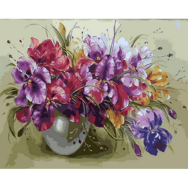 

Картина по номерам Rosa Rainbow Art Ирисы 50х40