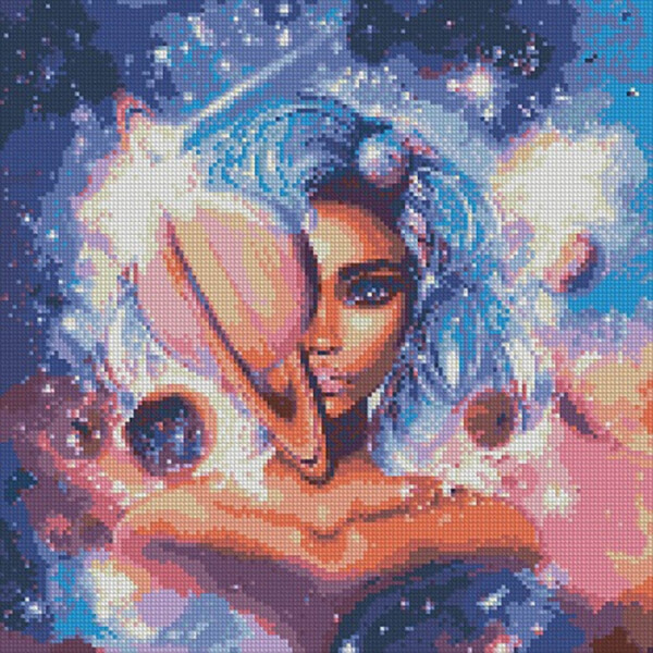 

Алмазная мозаика "Космос во мне" 40*40см AM6043