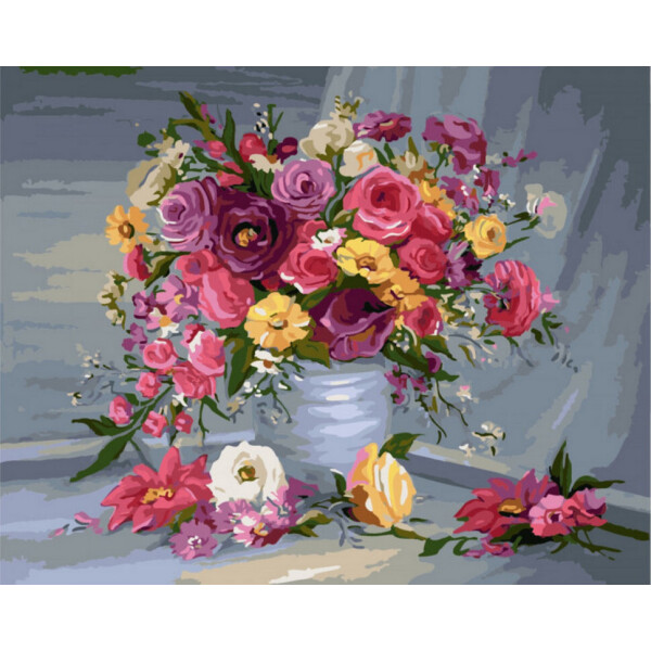 

Картина по номерам Rosa Rainbow Art Букет для любимой 50х40