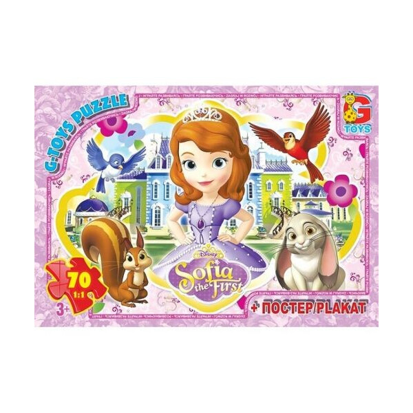 

Пазл G-toys София прекрасная 70 элементов (82651)