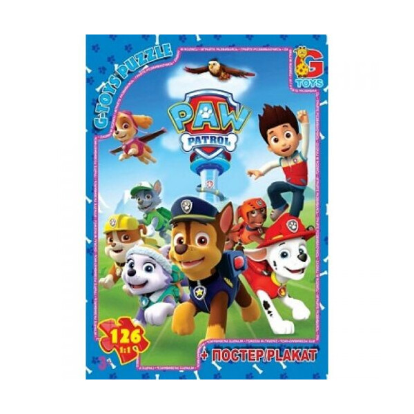 

Пазлы G-toys Щенячий патруль 117 элементов (87861)