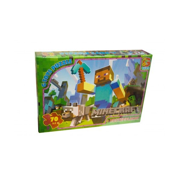 

Пазл G-toys Майнкрафт 70 элементов