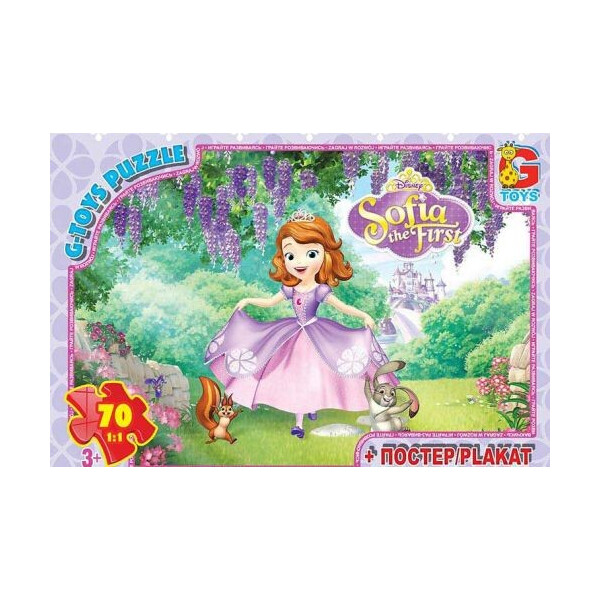 

Пазл G-toys София Прекрасная: платьице 70 элементов
